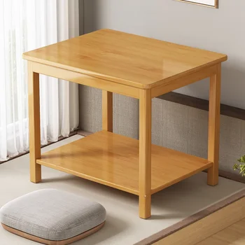  Японский журнальный столик из массива дерева Простой диван для гостиной Несколько домашних татами Эркер Маленький столик