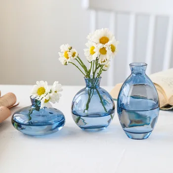 ваза прозрачная стеклянная настольная ваза вставка гидропонное плантатор ремесла домашний орнамент вазы для цветов