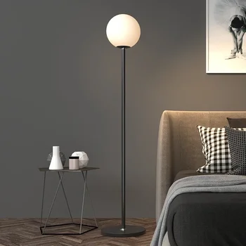 вертикальный торшер для спальни минималистичный свет для гостиной роскошный торшер прикроватный угловой светильник в стиле теплого окружающего света