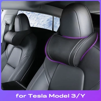  для Tesla Model 3 Y X S Подушка для шеи Подушка для подголовника Подушка для подголовника автомобильного сиденья Подушка для поддержки головы Модель Y Аксессуары