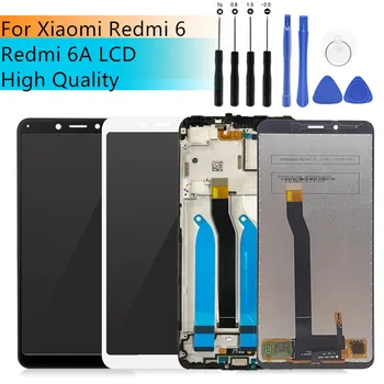  для Xiaomi Redmi 6A ЖК-дисплей Сенсорный дисплей в сборе с рамкой для Redmi 6 ЖК-дисплей Запасные части