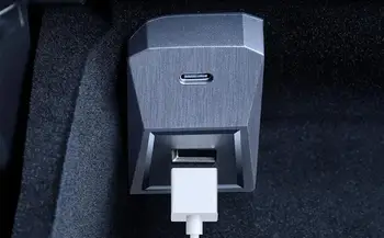  док-станция концентратора USB-концентратор для Tesla многоразовый портативный USB-концентратор Smart Sensor Перчаточный ящик для Tesla Model Y Model 3
