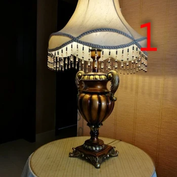 европейский стиль 5614 прикроватная лампа для спальни простая современная теплая свадьба креативная романтическая теплая светлая керамическая прикроватная тумбочка