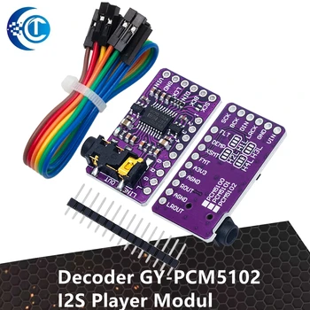 интерфейс I2S PCM5102A ЦАП Декодер GY-PCM5102 I2S Модуль плеера для платы формата Raspberry Pi pHAT Цифровая PCM5102 аудио плата