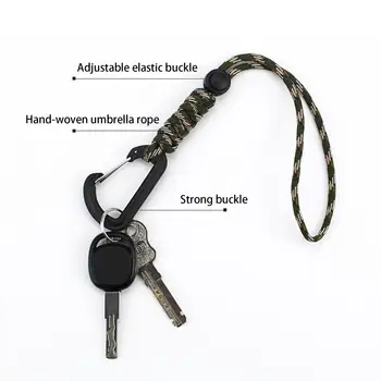 карабин крючок для ключей износостойкий хороший несущий нейлон многофункциональный подвесной кольцо сумка крючки для наружных аксессуаров