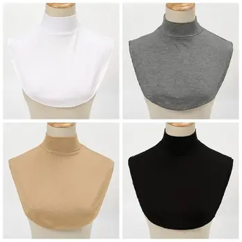 модальный накладной воротник шарф сплошной цвет нижняя рубашка женские свитера Four Seasons Collocation Аксессуары для рубашки
