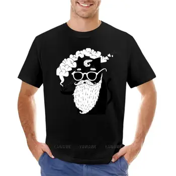 мужская футболка с усами и трубкой