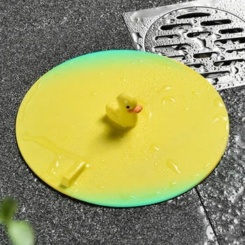  мультяшная силиконовая сливная пробка Крышка слива в ванной комнате Универсальная круглая крышка