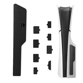 пылезащитная заглушка для PS5 Тонкие аксессуары для консоли Аксессуары USB-порта Силиконовый пыленепроницаемый набор для аксессуаров Playstation 5