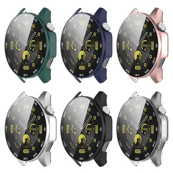 с чешуей Защитный чехол Твердый закаленный чехол для ПК Корпус Аксессуары Защитная пленка для экрана часов для Huawei Watch GT 4 46 мм
