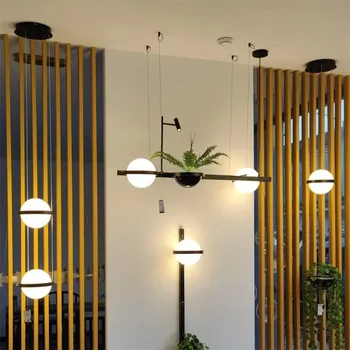 светодиодная декоративная люстра для растений, креативная деревенская люстра в горшке, гостиная, столовая, кафе, бар, кухня, лампы в художественном стиле