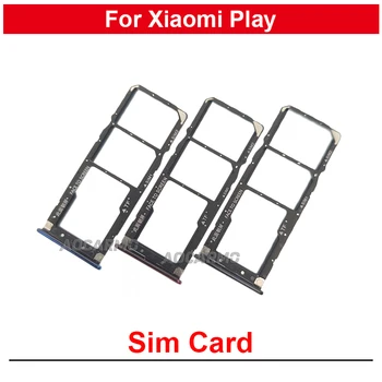  сим-карта для Xiaomi Mi Play Держатель лотка для SIM-карты Ремонт гнезда Запасные части