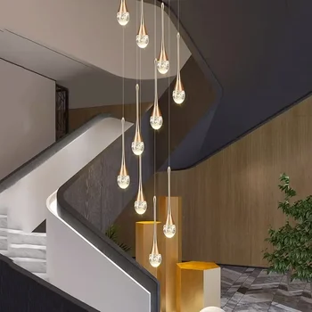 скандинавский домашний декор столовая Подвесные светильники, внутреннее освещение, хрустальная лампа, подвесной светильник, люстра, лампы для гостиной