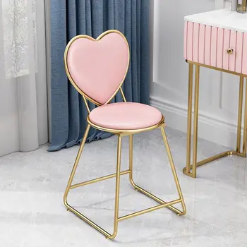 современный простой бант в форме лука для макияжа стул спинка ногтей стул для ногтей спальня ins скандинавские табуреты для девочек пуфики туалетный столик скамейка мебель