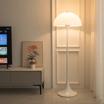 французский кремовый стиль торшер гостиная украшение дивана гриб детская комната спальня прикроватная вертикальная настольная лампа