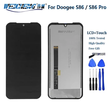 черный 6,10 дюйма для Doogee S86 LCD DisplayСенсорный экран дигитайзера в сборе ЖК-дисплей для Doogee S86 Pro Дисплей Сенсор ЖК-дисплей