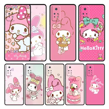 чехол для телефона Xiaomi Redmi Note 11T 11S 11 10 8 Pro 9 9S 9T 8T для Mi 10 8 9A 9C 10C K40 K50 My Melody Розовый цвет Purikura Love