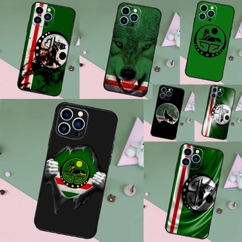 чеченский чехол для телефона с флагом чеченского волка для iPhone 11 12 13 14 15 Pro Max Mini 7 8 Plus SE 2020 SE 2022 X XR XS Max